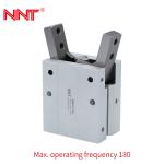 Aluminum Angular Pneumatic Cylinder Component Air Claw Gripper