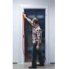 Buy cheap Moq 500pcs! Hot Sale DIY Zipper Secure Transparent Door, See Through Plastic Film Door, Dust Proof Foli Door with Zipper from wholesalers