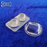 Pyrex 3.3 Borosilicate Glass Led Street Light Lenses Customized