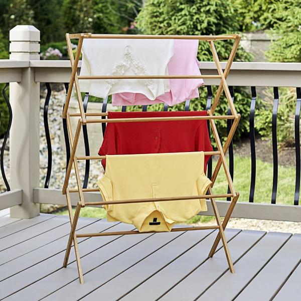 Buy cheap Non - Fragile Bamboo Home Furniture Household Essentials Bamboo Drying Rack from wholesalers