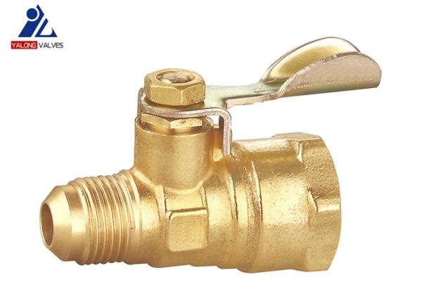 Buy cheap Male ISO228 Brass Gas Valve Hpb 57 Brass Gas Shut Off Valve from wholesalers