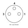 Buy cheap Rohs M8 Waterproof Connector IP67 3pin Circular Plastic Connectors Without Cable from wholesalers