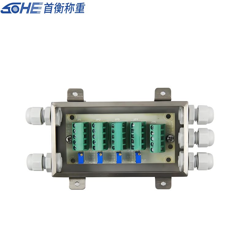 5 Hole Stainless Steel Junction Box for Weighing Scale SOHE Professional Grade