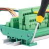 Buy cheap 60 ways Terminal Blocks Connection Wiring Plate Distribution Board Din Rail Mount from wholesalers