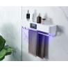 Buy cheap Wall Mounted Electric Heated Black Bath Towel Drying Rack Towel Warmer With Disinfection from wholesalers