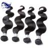 Buy cheap Micro Weft Grade 6A Virgin Hair Jet Black Human Hair Curly Weave from wholesalers