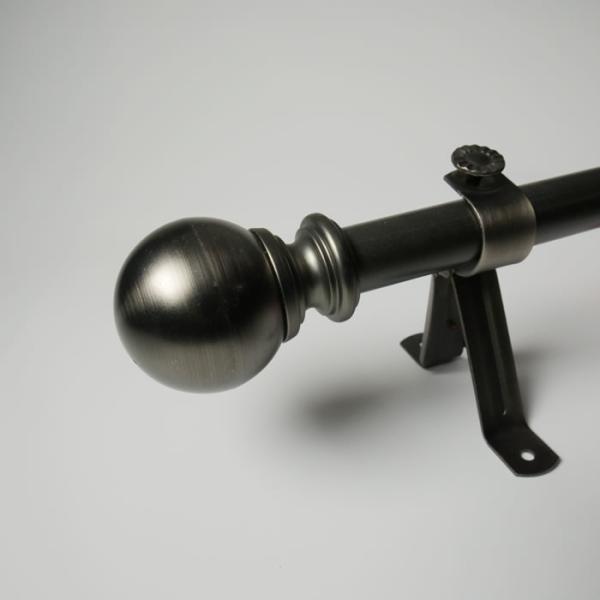 Buy cheap 16mm Iron Black Lightweight Pipe Curtain Rods For Bedroom from wholesalers