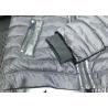 Buy cheap Warm Short Quilted Bomber Jacket Black Polyester Lightweight Jacket Cotton Wadded Outwear from wholesalers
