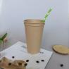 Buy cheap Optional Specifications Hot Drink Flexo Printing Biodegradable Kraft Paper Cups from wholesalers