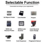 Factory Price Touch Screen Cash Acceptor Self Service Payment Kiosk Withdrawal