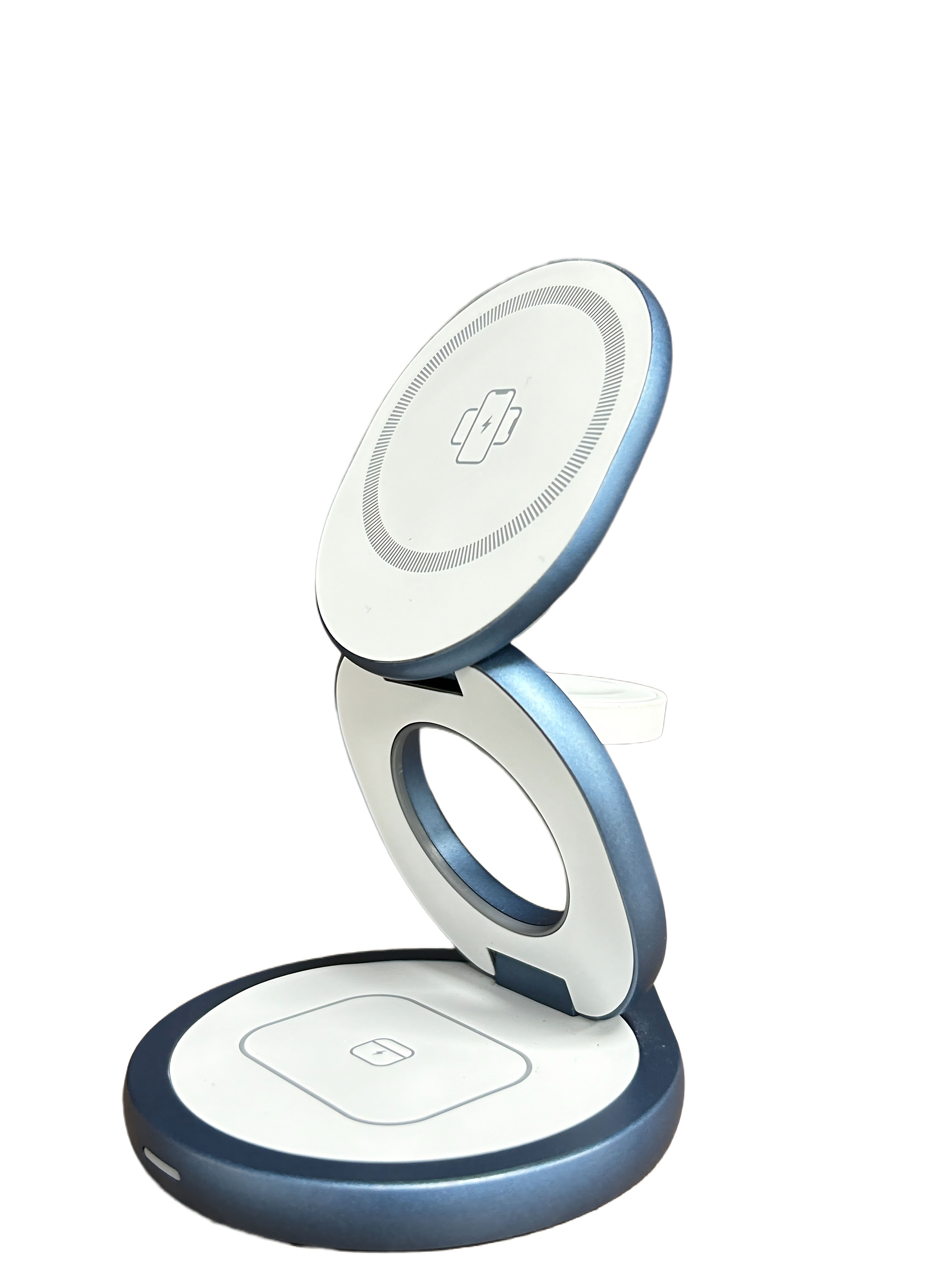 15W 10W 7W 5W Foldable Wireless Charging Station For Mobile Phone Earphone Watch