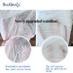 Printed SNUGRACE Deodorizing Chip Adult Diapers 70-250g Thick Diaper for Women