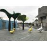 Buy cheap Decoration Painted Outdoor Metal Sculpture , Public Art Handmade Metal Sculpture from wholesalers