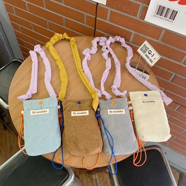 Buy cheap CORDUROY CROSSBODY PHONE BAG CROSSBODY SHOULDER BAG WOMEN'S WALK MINI STORAGE BAG from wholesalers