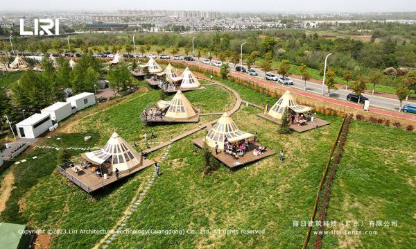 Buy cheap Canvas Outdoor Large Tipi Tent For Glamping 20-120 People In China from wholesalers
