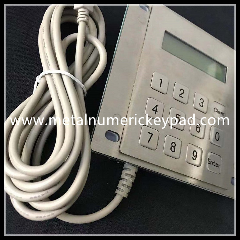 Ss 304 Led Display Waterproof Numeric Keypad 12 Key Industrial