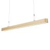 Buy cheap Super Brightness Linear LED Pendant Lights 110V-240V Wood Grain Color from wholesalers