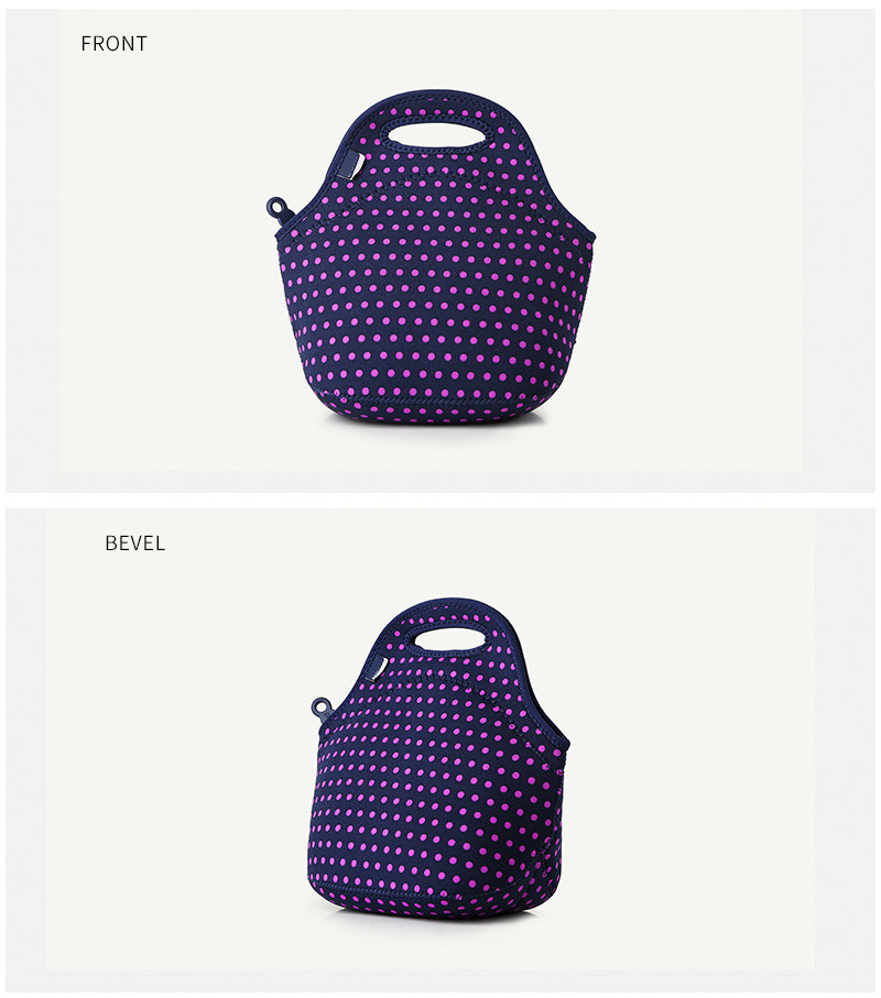 Women Reusable Waterproof Insulated Lunch Carry Bag