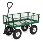 Fishing Garden Wagon Cart Cart Anti Corrosion Metal Yard Wagon Rainproof