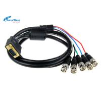 Buy cheap Video Surveillance VGA D SUB Cable 15pin VGA RGBHV 5xBNC Male Medical Equipment product