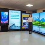 75 85 98 Inch Floor Standing Digital Signage Full Screen Kiosk Totem Advertising