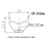 Buy cheap Super light carbon MTB Hookless rims 29er 30mm width 23.5mm depth clincher Wheel for mountain bike ud/matt finish from wholesalers
