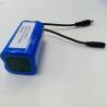 Buy cheap LED Strip Light Battery 7.4V Max Capacity For 4cells 18650 Battery With DC Plug from wholesalers
