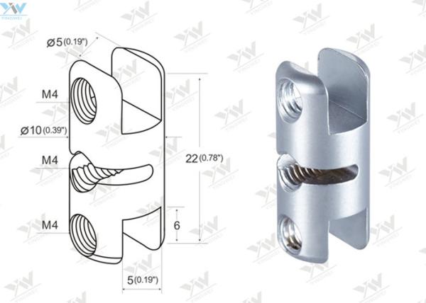 Buy cheap Satin Finishing Double Sided Clamp Wall Picture Hanging System Components from wholesalers