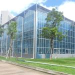 Hydroponic System Vegetable Venlo Glass Greenhouse Fully Automated Ventilation