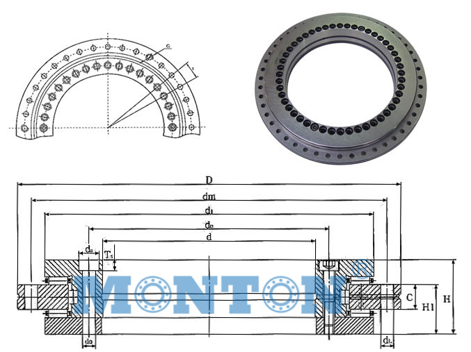 YRT580  yrt table bearings manufacturers