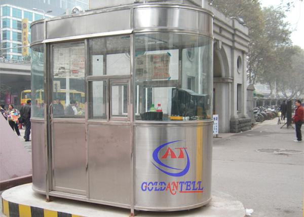 Buy cheap Prefabricated Stinaless Steel Sentry House , Low Cost Modular Guard House from wholesalers