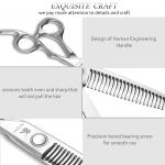 Japanese Steel Hair Thinning Scissors , Stable High End Japanese Cobalt Shears