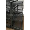 Buy cheap Supermarket / Retail Gondola Shelving Black Heavy Duty Double Sided Display Stand from wholesalers