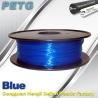 Buy cheap 3D Printer Transparent Material 1.75 / 3.0 mm PETG Fliament Blue Plastic Spool from wholesalers