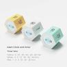 Buy cheap Hexagonal Yellow Digital Clock Timer Backlit 12 / 24 Hour Mode Rotating from wholesalers