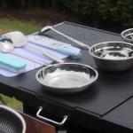 Multifunctional Aluminum Camping Table for Easy Cooking and BBQ in Outdoor