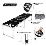 Outdoor Garden Bar Bistro Cafe Patio Party Portable Collapsible Metal Beer Pong