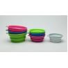Buy cheap Portable Foldable Plastic Pet Bowls Silicone Travel Bowl Eco - Friendly from wholesalers