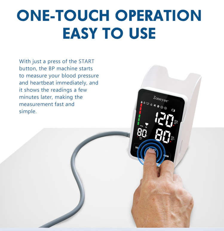 Portable Blood Pressure Apparatus Machine Digital BP Blood Pressure Monitor Upper Arm For Household Medical Devices
