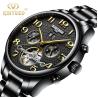 Buy cheap Automatic mechanical KINYUED watch fashion stainless steel mens waterproof automatic mechanical watch from wholesalers