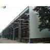 Buy cheap Sliding Door Prefab Steel Frame House , Single Slope Prefab Metal Warehouse from wholesalers