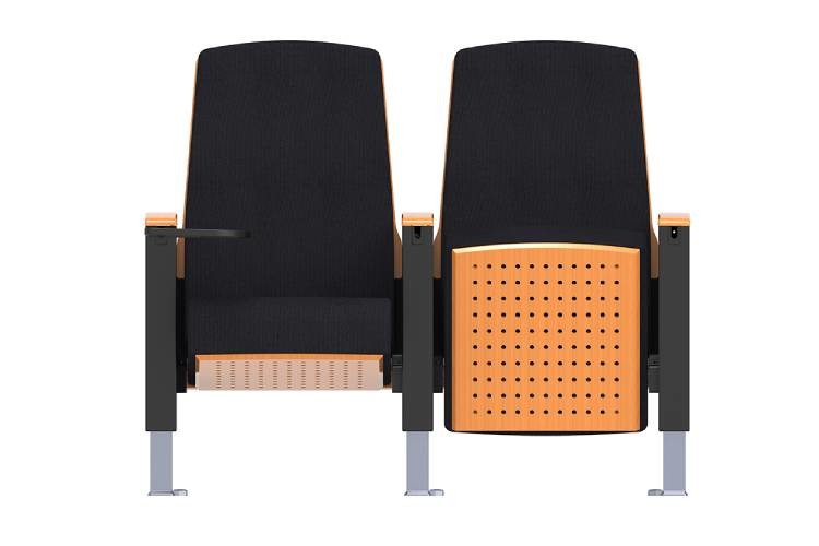 3D Drawing Church Auditorium Theater Seating With Hidden Swivel Table