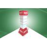 Buy cheap 100% Recycled Store Red Cardboard POP POS Display Stand Floor Standing from wholesalers