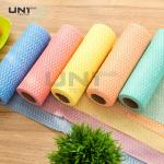 Wavy Line Spunlace Nonwoven Cleaning Wipes For Kitchen Wet Wipes