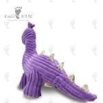 Washable Cartoon Characters Soft Toys Purple Dinosaur Plush 36 X 47cm