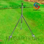 Zinc Plated Metal Tripod Stand With Butterfly Sprinkler For Gardening And
