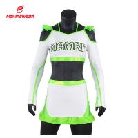 Buy cheap Special Cut Cheer Dance Clothes Green High School Cheer Uniforms Dry Fit product