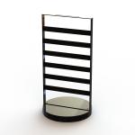 Buy cheap Double Sides Rotated Metal Table Top Display Stands With Top Sign For Brand Logo from wholesalers