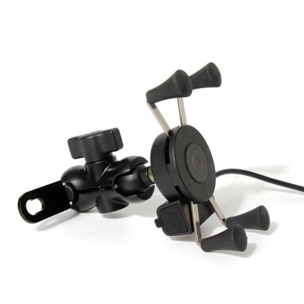 Buy cheap 360Degree 2A Iphone 8 Plus Motorcycle Mount X Shape 90cm Cable from wholesalers