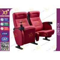 Buy cheap Luxury 3d Theater Cinema Chair / Sponge + Fabric + Steel Movie Seat product